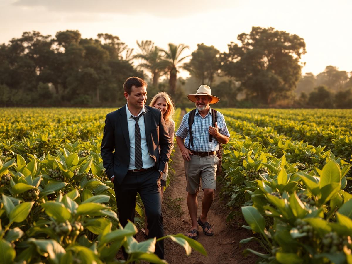 Missão de campo em cadeia produtiva brasileira